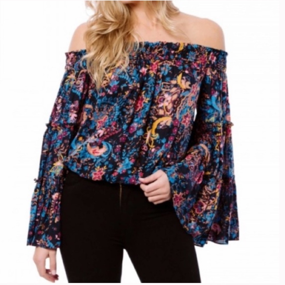 NWT Free People Spirit Off the Shoulder Top - Picture 7 of 10
